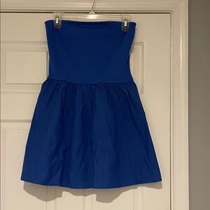 Blue Strapless Dress NWT